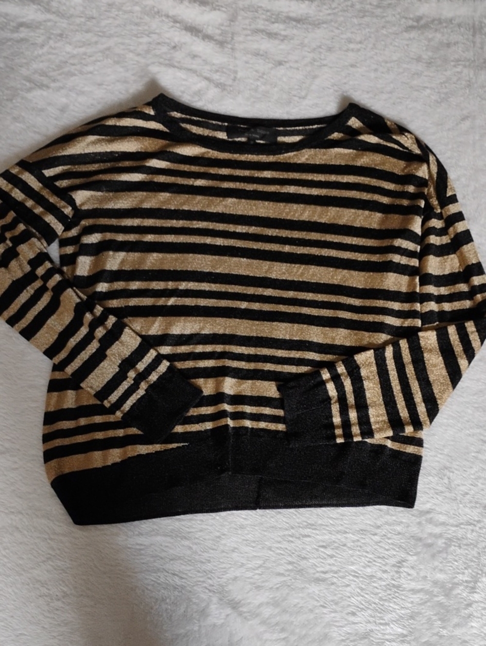 Rag & Bone Gansevoort Asymmetric Metallic Sweater